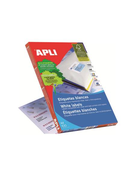 CAJA ETIQUETAS 100H APLI 210X297 01281