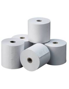 ROLLO PAPEL TERMICO IMPRESORA TICKET 80AX80L PACK 5U