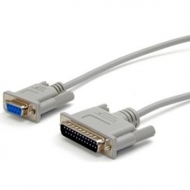 Cable Kablex 9 Hembra / 25 Macho Null Modem 3M