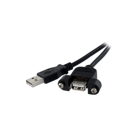 Cable Startech USB 2.0 a Macho / a Hembra 30CM Panel Mount