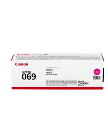 TONER CANON 069 MAGENTA1900 PAG MF752CDW...