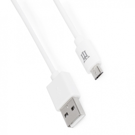 Cable Maillon USB 2.0 a Macho / Micro USB B Macho 1M White