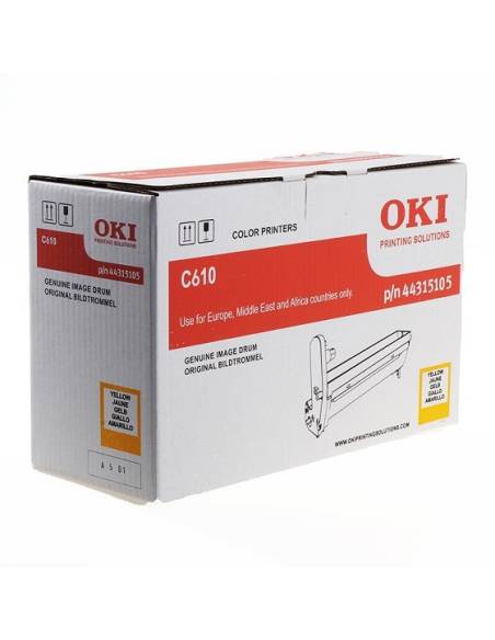 TAMBOR OKI 44315105 YELLOW C610 20000 PAG