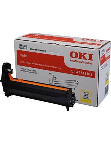 TAMBOR OKI 44315105 YELLOW C610 20000 PAG