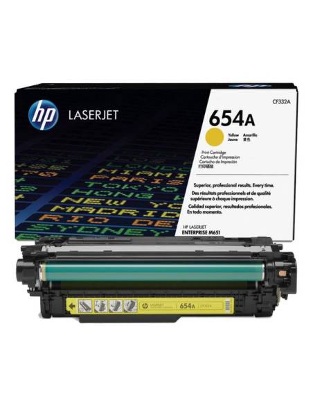 TONER HP 654A YELLOW MFP M651 15000 PAG