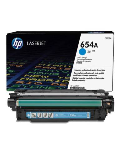 TONER HP 654A CYAN MFP M651 15000 PAG