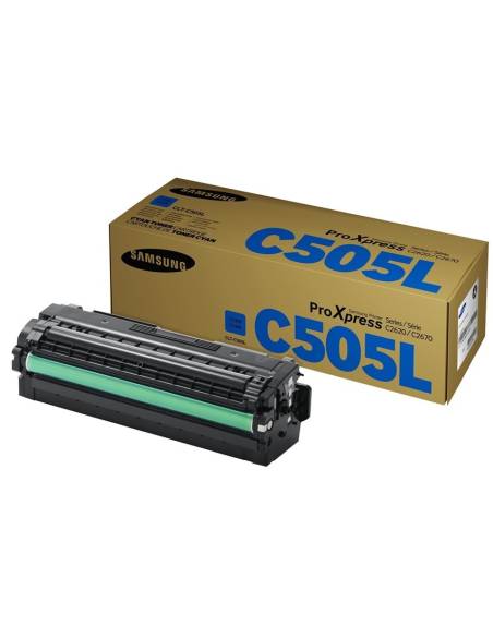 TONER HP SAMSUNG 505L CLT-C505L CYAN SL-C2620 SL-C2670 3500 PAG