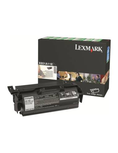 TONER LEXMARK X651A11E BLACK X651 X652 X654...