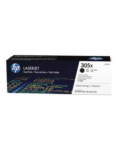 TONER HP 305X BLACK GRAN CAPACIDAD DUALPACK 300...