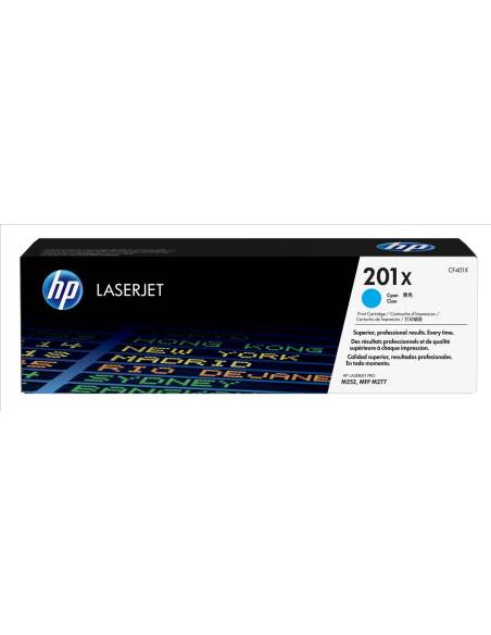 TONER HP 201X CYAN GRAN CAPACIDAD M252 MFP M277 2300 PAG