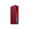 Funda iPhone XS Apple Leather Folio red