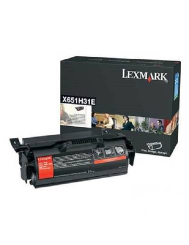 TONER LEXMARK X651H31E BLACK X651 X652 X654...
