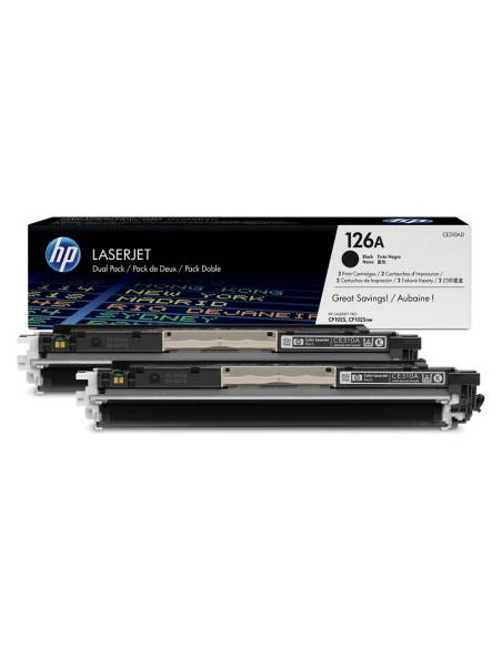 TONER HP 126A BLACK DUALPACK CP1025 2X 1200 PAG