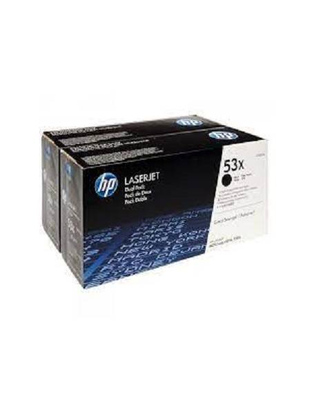 TONER HP 53X BLACK GRAN CAPACIDAD DUALPACK M2727 P2014 P2015 2X 7000 PAG