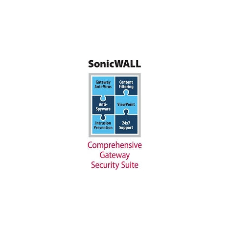 Servicio Sonicwall Comprehensive Gateway Security Suite NSA 3600 Series 1 AÑOS