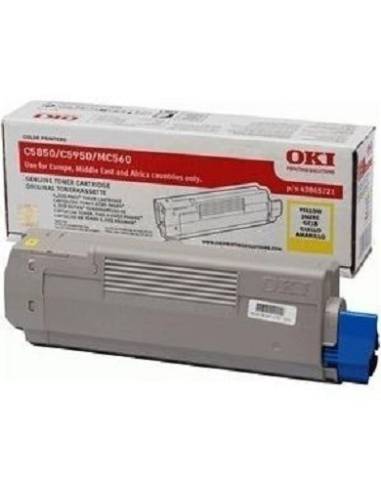 TONER OKI 43865721 YELLOW C5850 C5950 6000 PAG