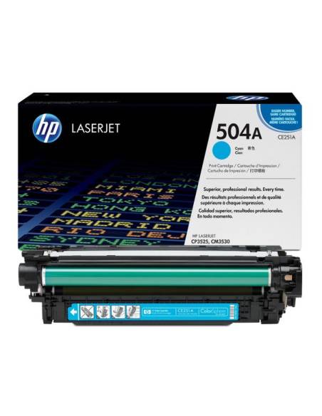TONER HP 504A CYAN CP3525 CM3530 7000 PAG