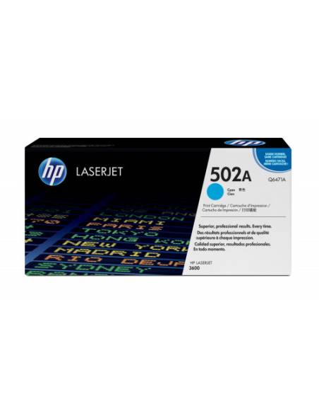 TONER HP 502A CYAN 3600 4000 PAG