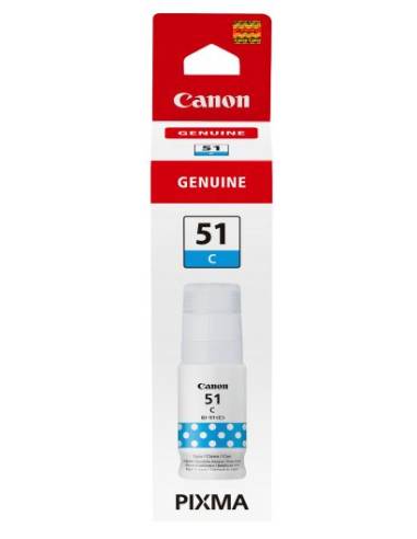 BOTE DE TINTA CANON 51 CYAN 70ML PIXMA PARA...