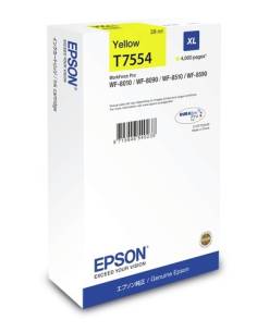CARTUCHO EPSON T7554XL YELLOW WF PRO WF-8010 WF-8090...