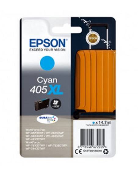 CARTUCHO EPSON 405XL CYAN WF-3820 WF-3825 WF-4820 WF-4825 WF-4830
