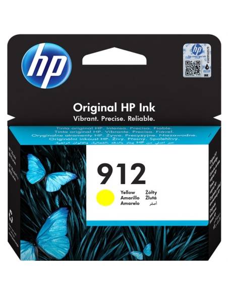 CARTUCHO HP 912 YELLOW OFFICEJET 8012 8014 8015 8017 OFFICEJET PRO 8022 8023 8024 8025