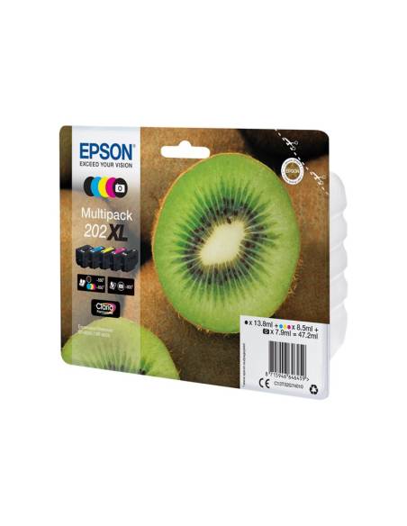 CARTUCHO EPSON 202XL MULTIPACK CLARIA PREMIUM XP-6000/XP-6005