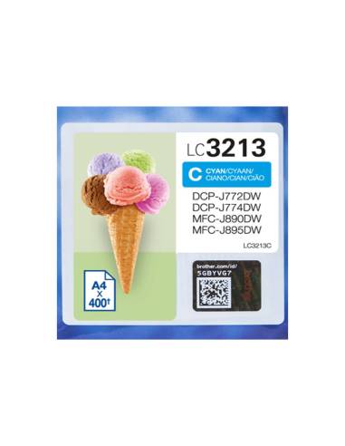 CARTUCHO BROTHER LC3213 CYAN DCP-J772 /...
