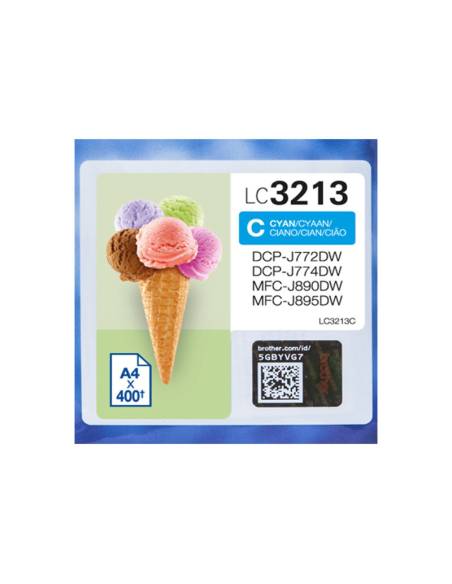 CARTUCHO BROTHER LC3213 CYAN DCP-J772 / DCP-J774 / MFC-J890 / MFC-J895