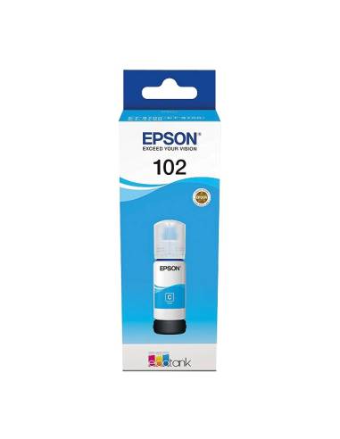 BOTE DE TINTA EPSON 102 CYAN 70ML ECOTANK...