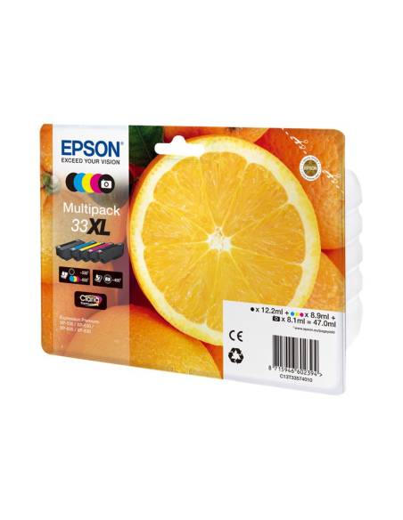 CARTUCHO EPSON 33XL MULTIPACK EXPRESSION HOME XP-63 830 EXPRESSION PREMIUM XP-530