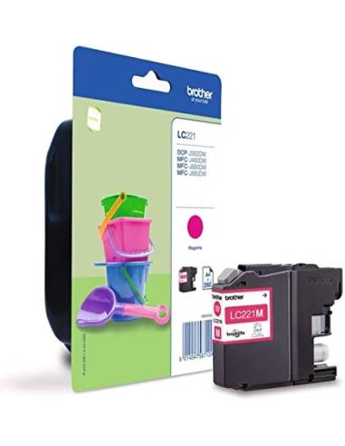 CARTUCHO BROTHER LC221 MAGENTA DCP J562DW MFC...