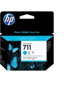 CARTUCHO HP 711 CYAN DESIGNJET T120 T520 PACK 3U