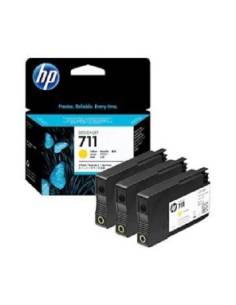 CARTUCHO HP 711 YELLOW DESIGNJET T120 T520 PACK 3U 2