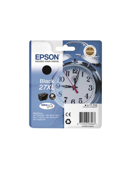 CARTUCHO EPSON 27XL BLACK WF-3620DWF WF-3640DTWF WF-7110DTW WF-7610DWF WF-7620DTWF