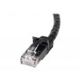 Cable Startech red RJ45 CAT 6 1M Black