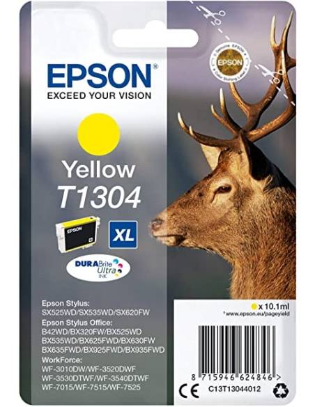 CARTUCHO EPSON T1304 YELLOW STYLUS SX525 SX620 BX320 BX525