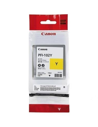 CARTUCHO CANON PFI-102 YELLOW IPF500 IPF600 IPF700