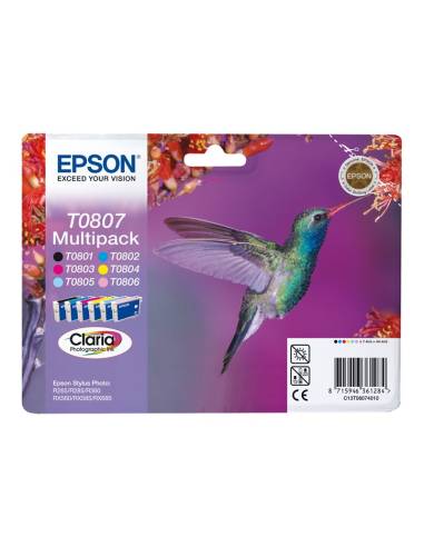 CARTUCHO EPSON T0807 MULTIPACK STYLUS PHOTO...