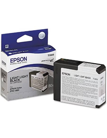 CARTUCHO EPSON T5809 GREY CLARO STYLUS PRO 3800