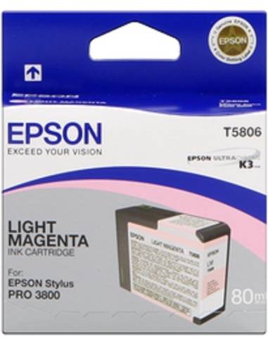 CARTUCHO EPSON T5806 MAGENTA CLARO STYLUS PRO 3800