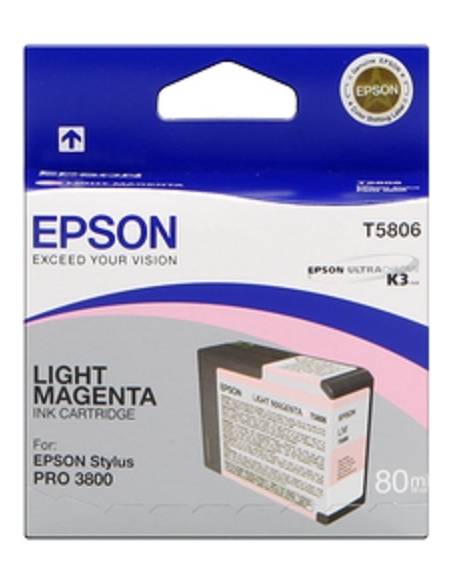 CARTUCHO EPSON T5806 MAGENTA CLARO STYLUS PRO 3800