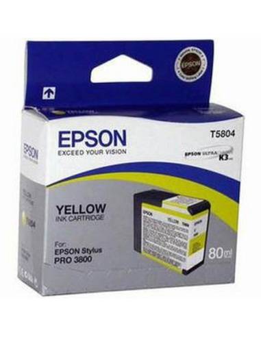 CARTUCHO EPSON T5804 YELLOW STYLUS PRO 3800