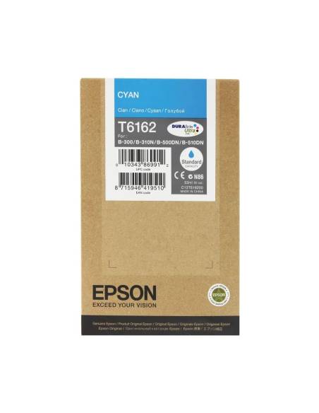 CARTUCHO EPSON T6162 CYAN BUSINESS INKJET B300/B500