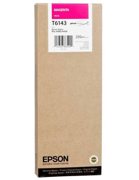 CARTUCHO EPSON T6143 MAGENTA STYLUS PRO 4400/4450