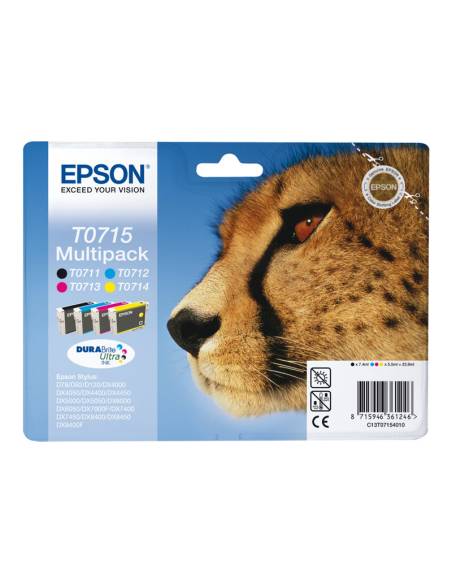 CARTUCHO EPSON T0715 MULTIPACK STYLUS D78/D92/D120/DX4000/DX5000/DX6000/DX7400/SX105/BX300F