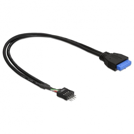 Cable Kablex USB 2.0 Placa Base 9 Pines Macho / USB 3.0 19 Pines Hembra