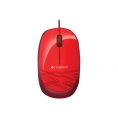 Mouse Logitech Optical Wheel Mouse M105 USB red