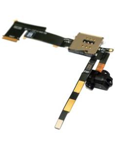 CABLE FLEX CONECTOR JACK + LECTOR SIM PARA IPAD 2 WIFI + 3G