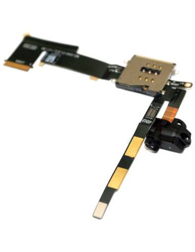 CABLE FLEX CONECTOR JACK + LECTOR SIM PARA IPAD...